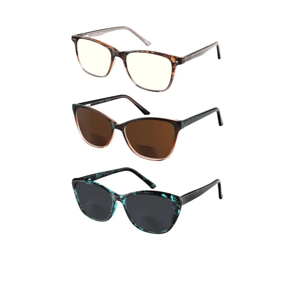 cat-eye multicolor reading glasses